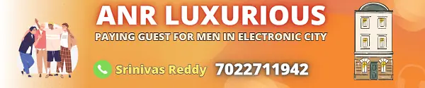 Building of ANR Luxurious PG for Men, Electronic City